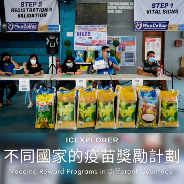 不同國家的疫苗獎勵計劃 Vaccine reward programs in different countries