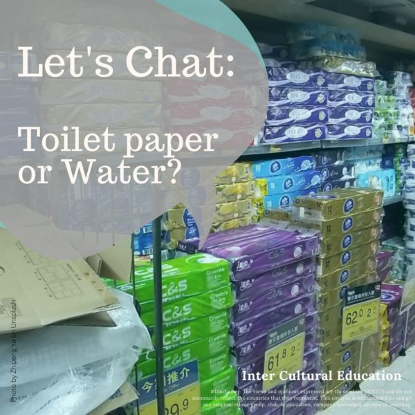 Toilet Paper or water?